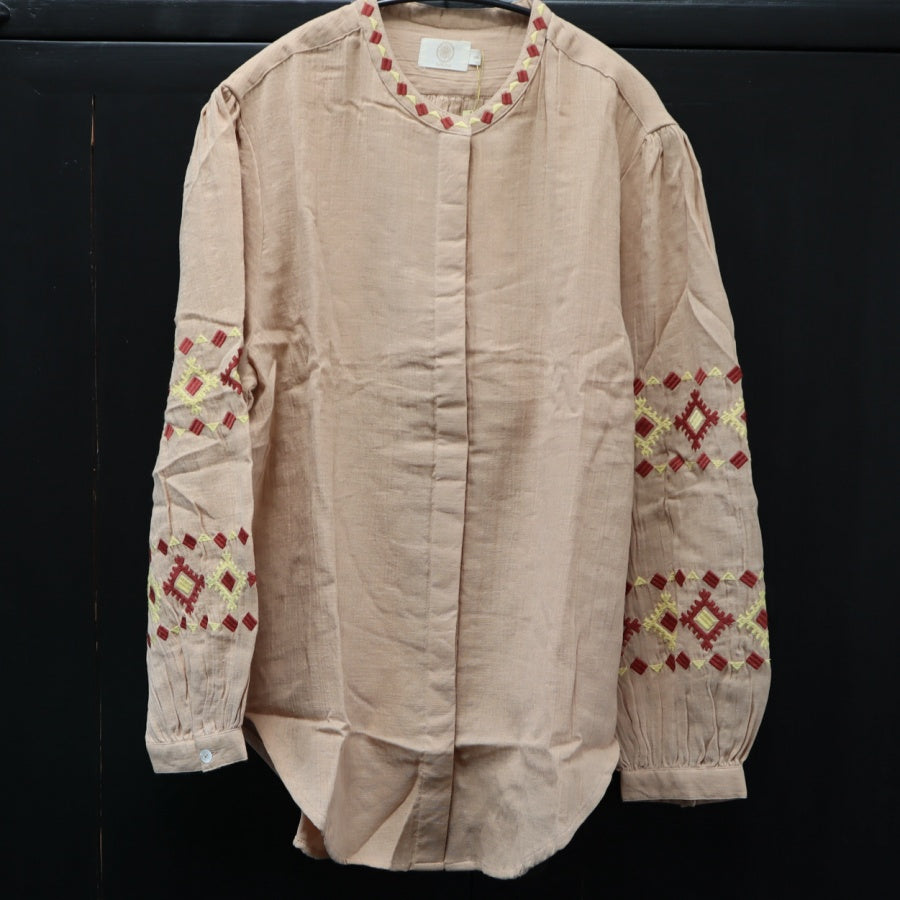 Baggu Shirt i bomuld med broderi fra Wauw