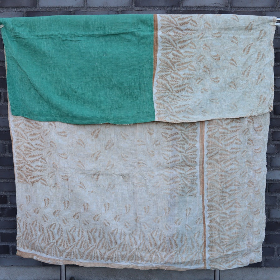 Kantha Tæpper håndlavet unika fra Indien