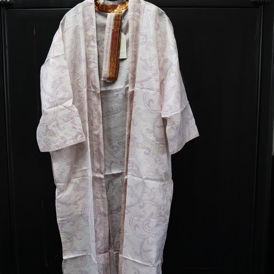 Lang Unika Silke Kimono fra Wauw