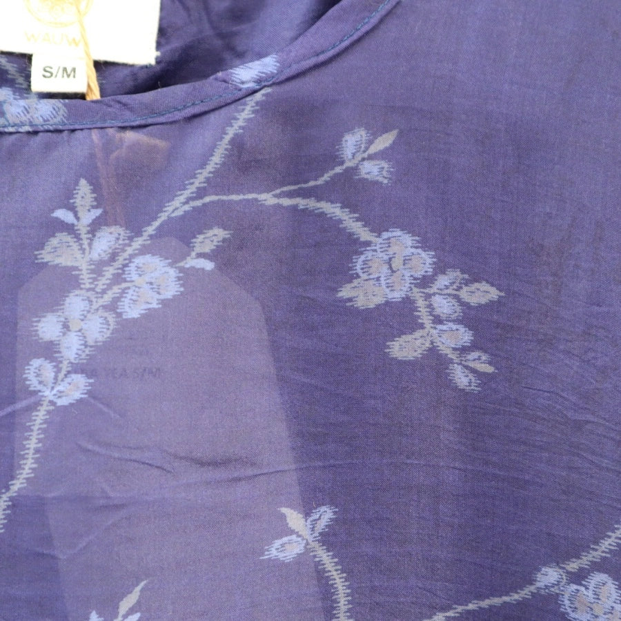 Alba Shirt i Silke med korte ærmer fra Wauw