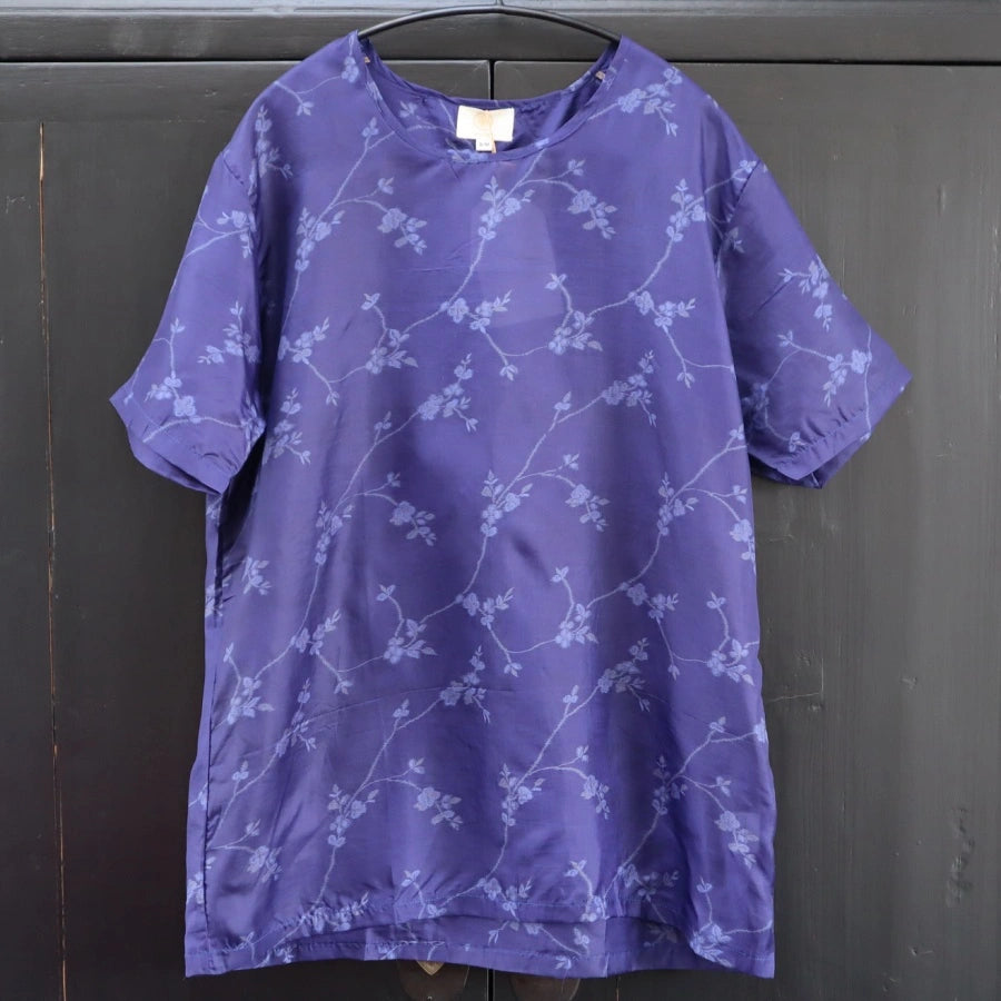 Alba Shirt i Silke med korte ærmer fra Wauw