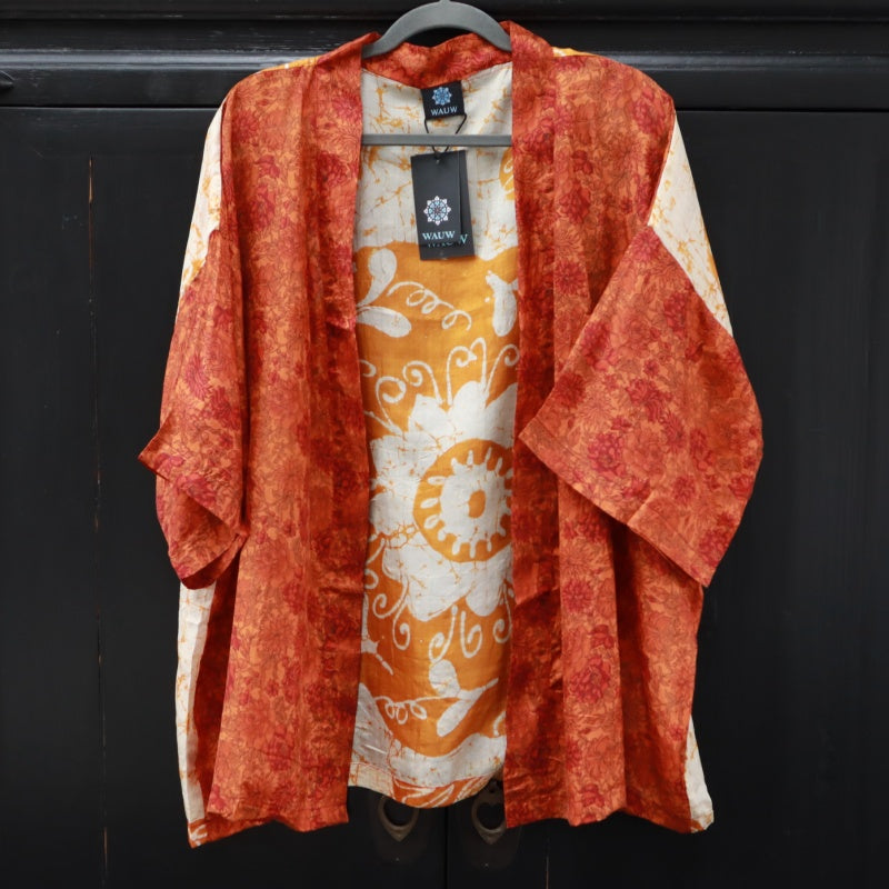 Kimono Jacket med 3/4 ærme fra Wauw