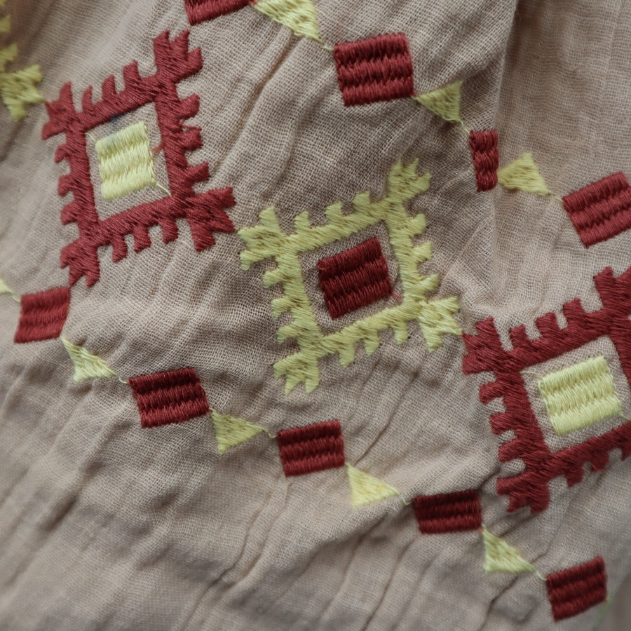 Baggu Shirt i bomuld med broderi fra Wauw