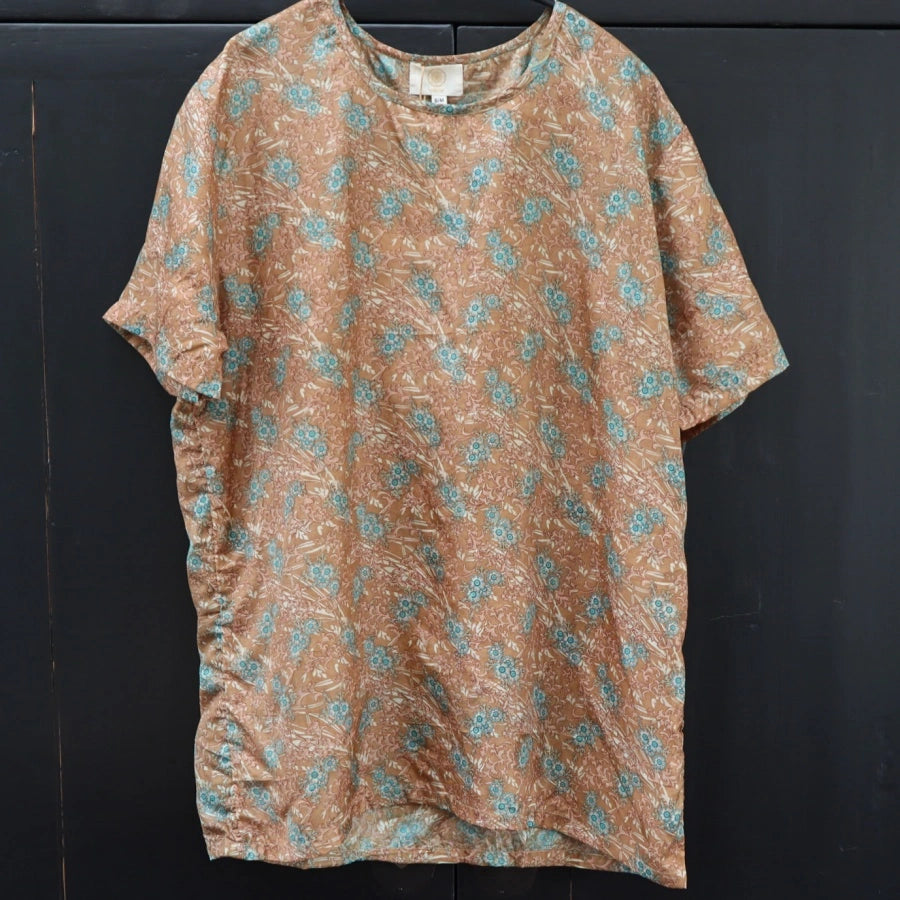 Alba Shirt i Silke med korte ærmer fra Wauw