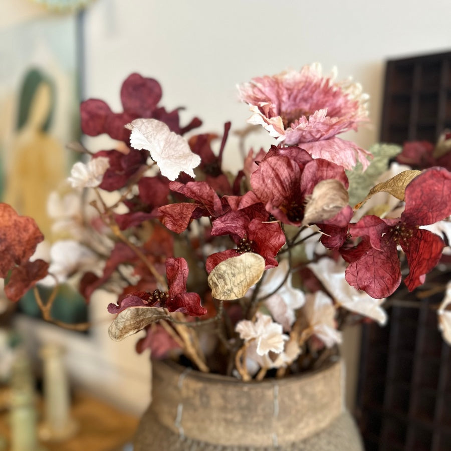 Kunstige blomstergren Coral Bell Flowers fra Bungalow i tre farver