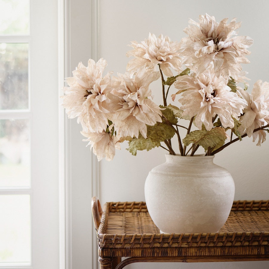 Dahlia Alauna kunstig blomst i nude fra Bungalow