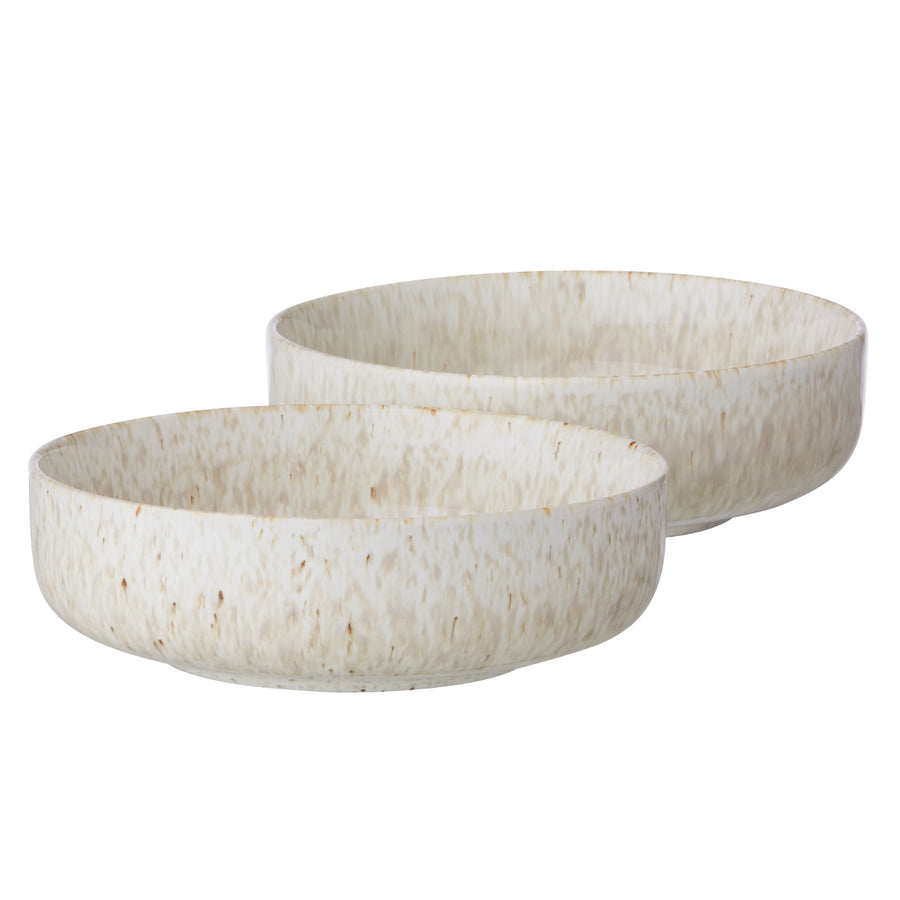 Flad skål Soul Cream fra Bungalow Ø16