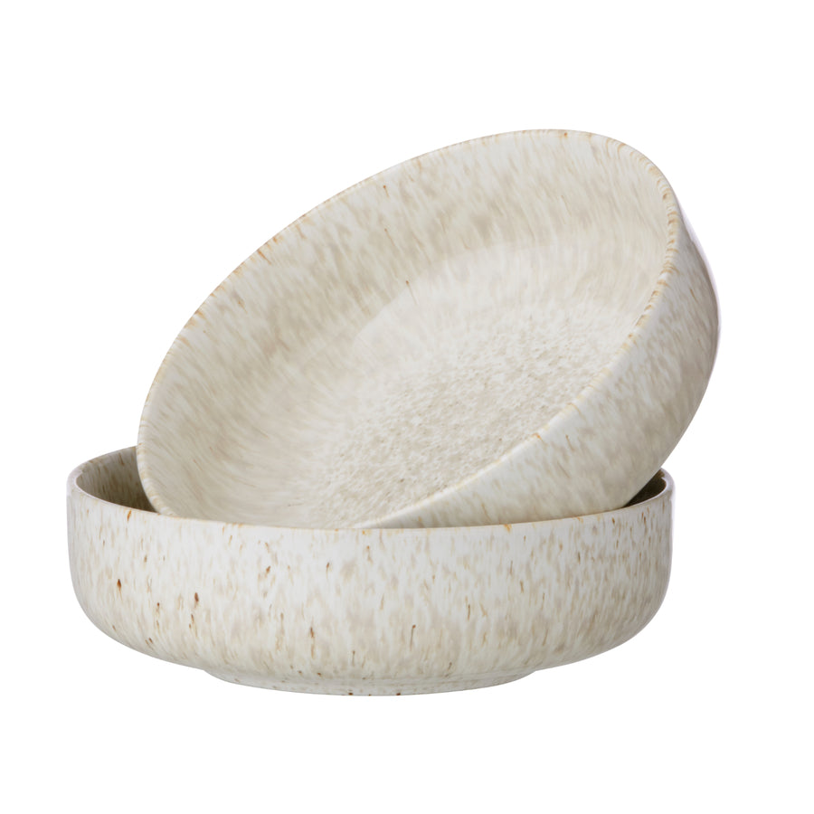 Flad skål Soul Cream fra Bungalow Ø16