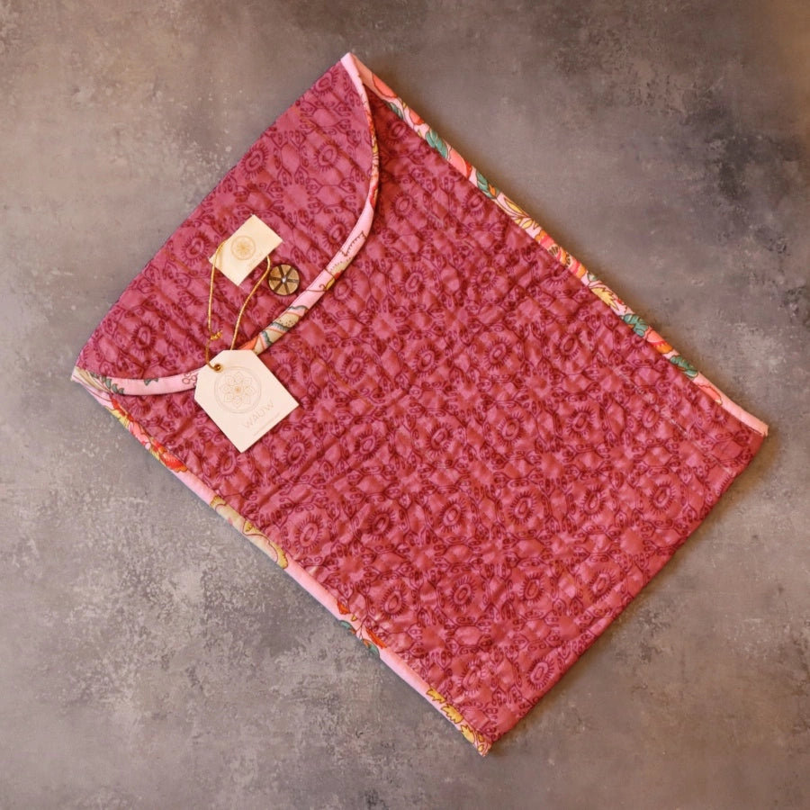 PC Cover i quiltet silke fra Wauw