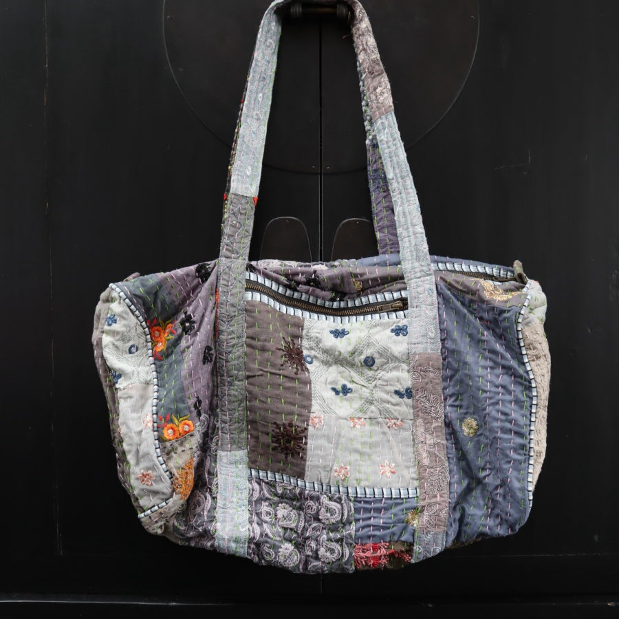 Weekend Bag i Unik Kantha Syning fra Wauw