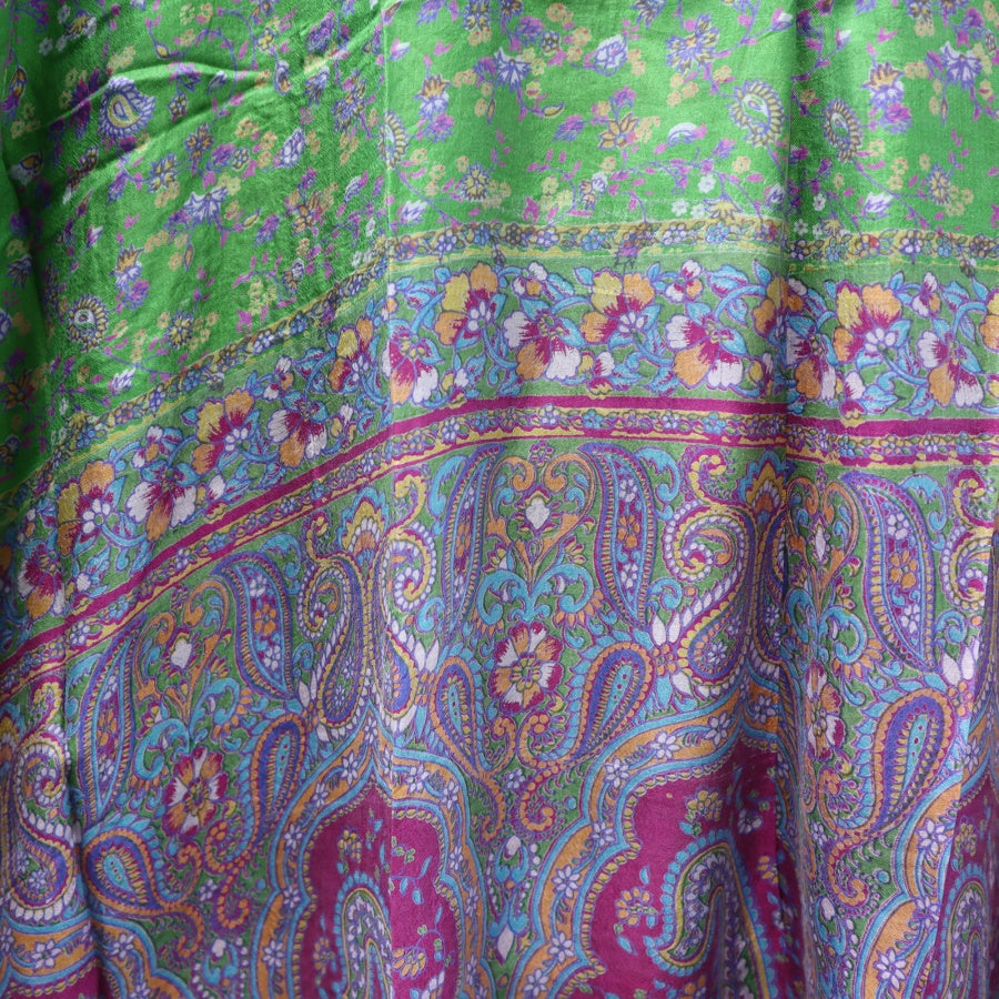 Kortærmet Silke Kaftan fra WAUW