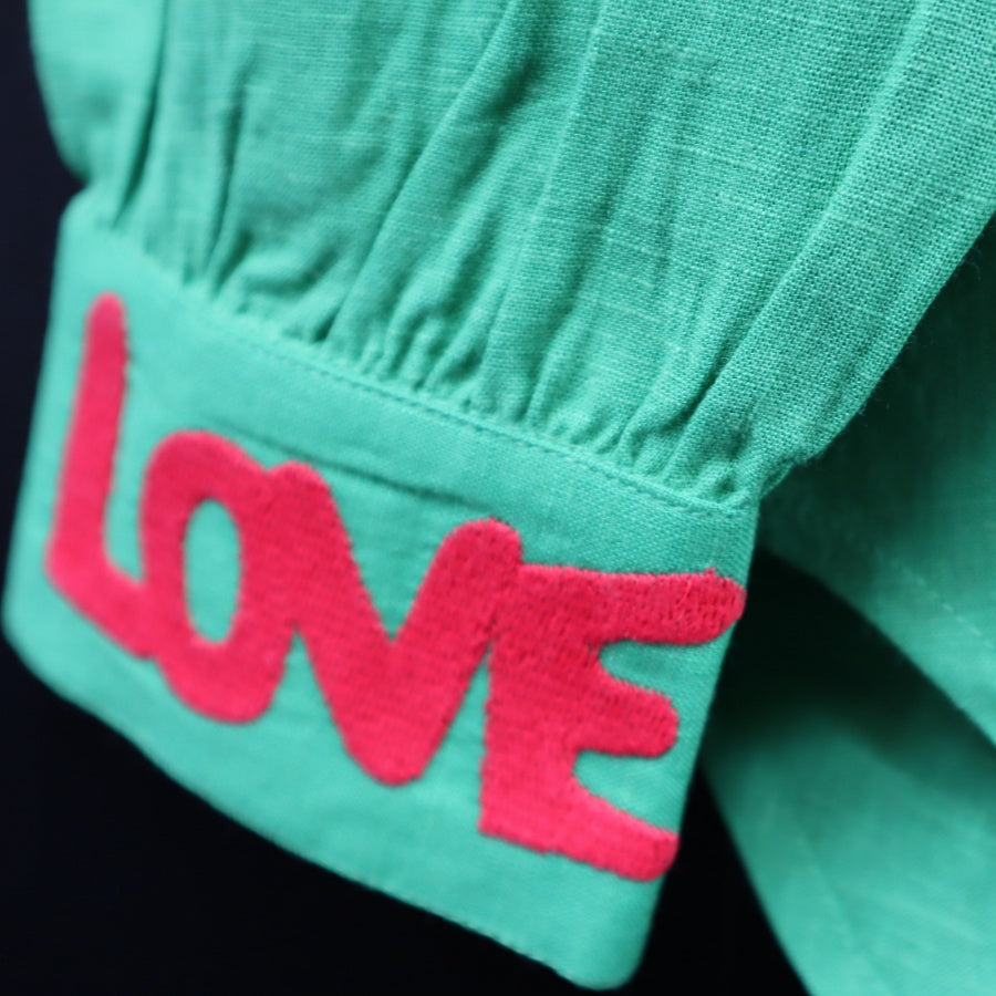 Love Shirt i Bomuld med broderi fra Wauw