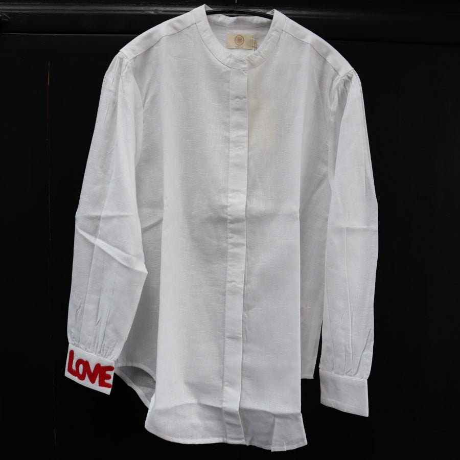 Love Shirt i Bomuld med broderi fra Wauw