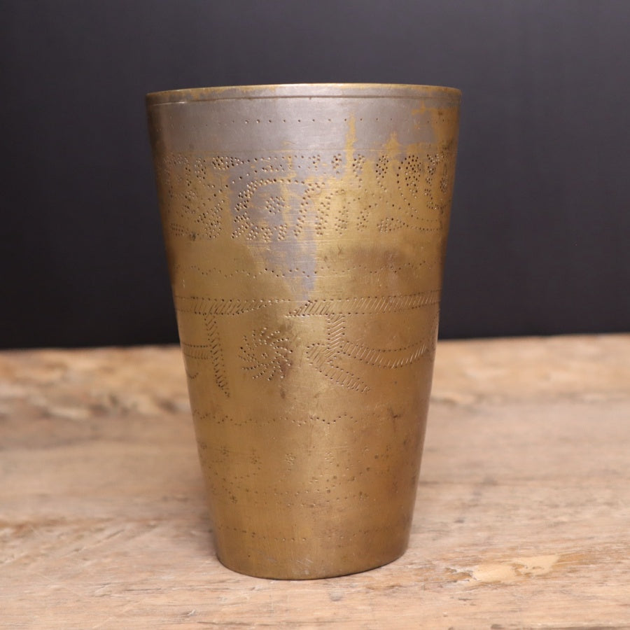 Originale upolerede Lassi krus fra Indien
