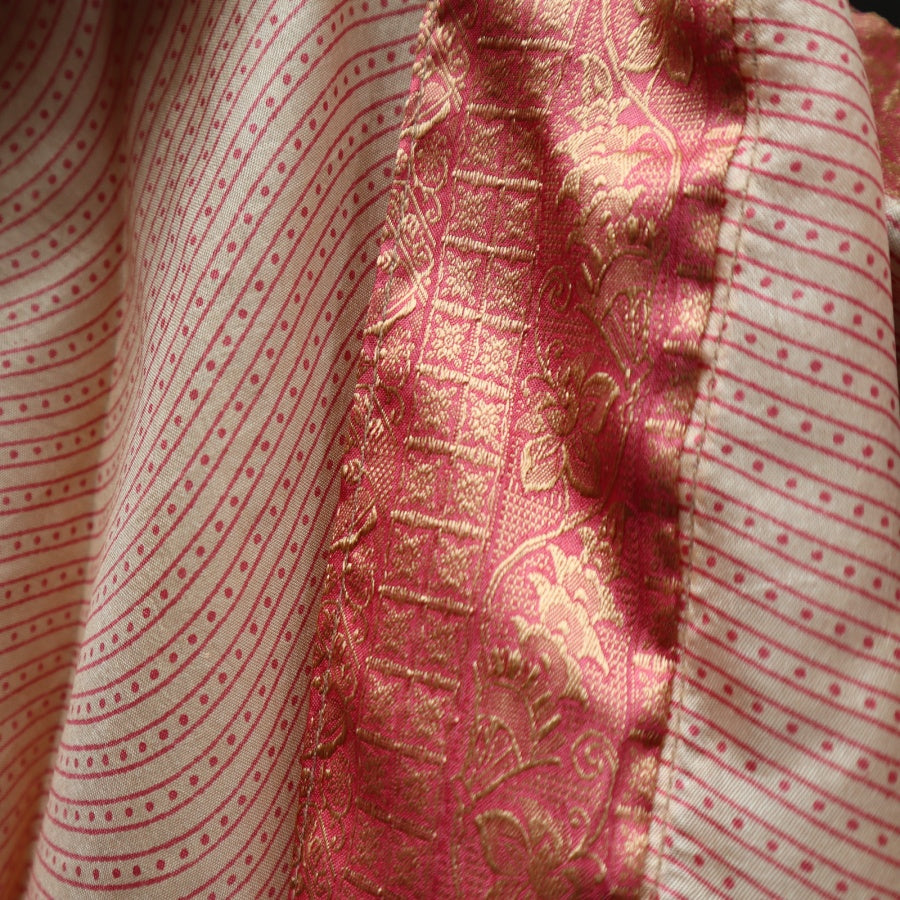 Kort Vintage Silke Kimono fra WAUW