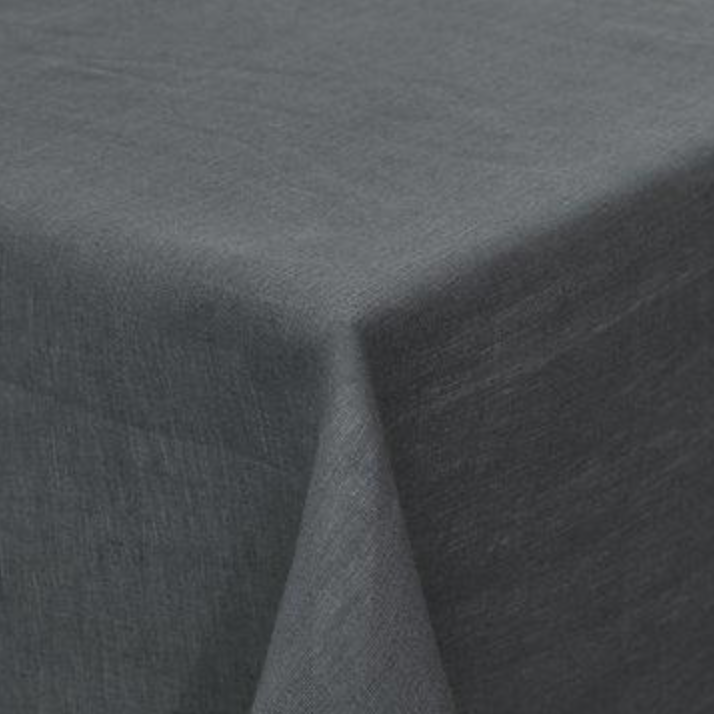 Hør- og bomulds dug Koksgrå fra Svanefors