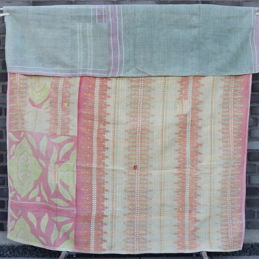 Kantha Tæpper håndlavet unika fra Indien