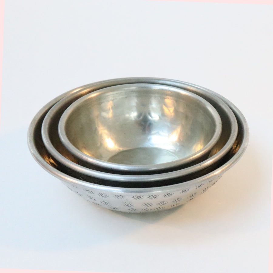 Lille aluminiums skål med mønster fra byKrings egen linje