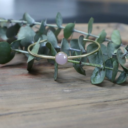 Armring med rosenquarts