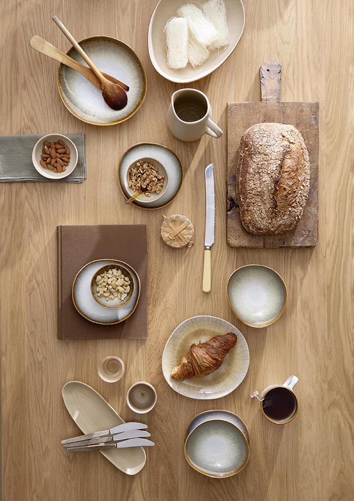 Aflangt lille fad i keramik fra Bungalow