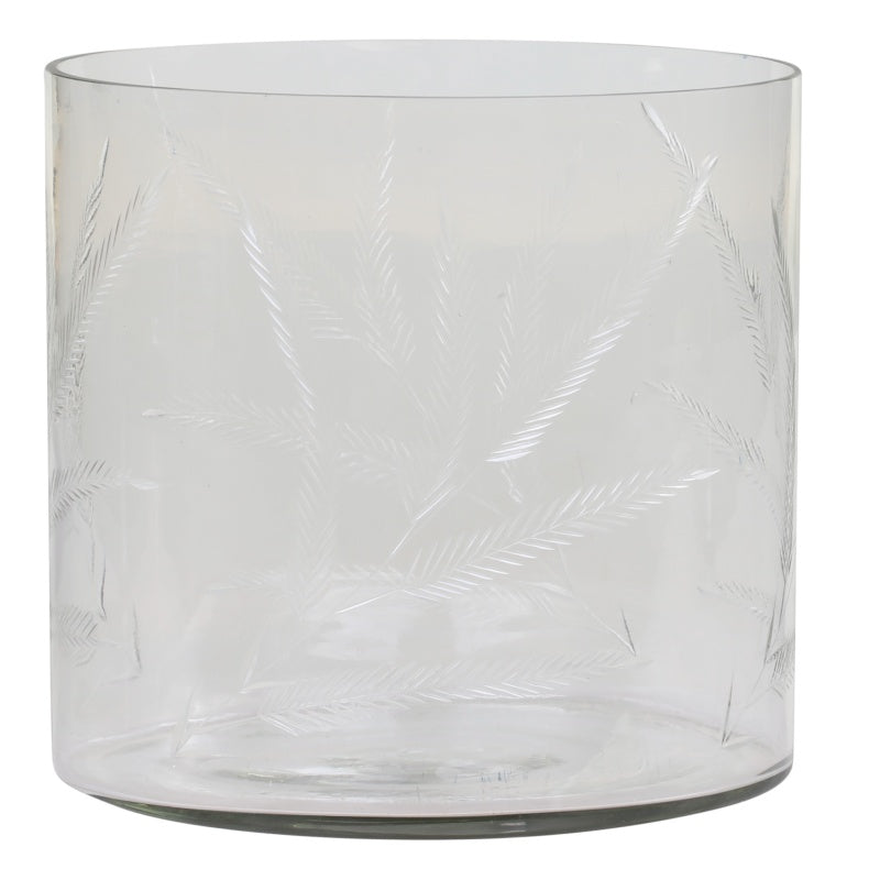 Hurricanes i glas med slibninger fra Chic Antique