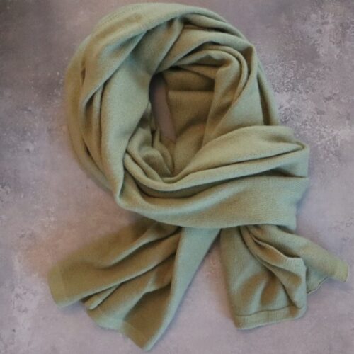 Grønt Cashmere tørklæde