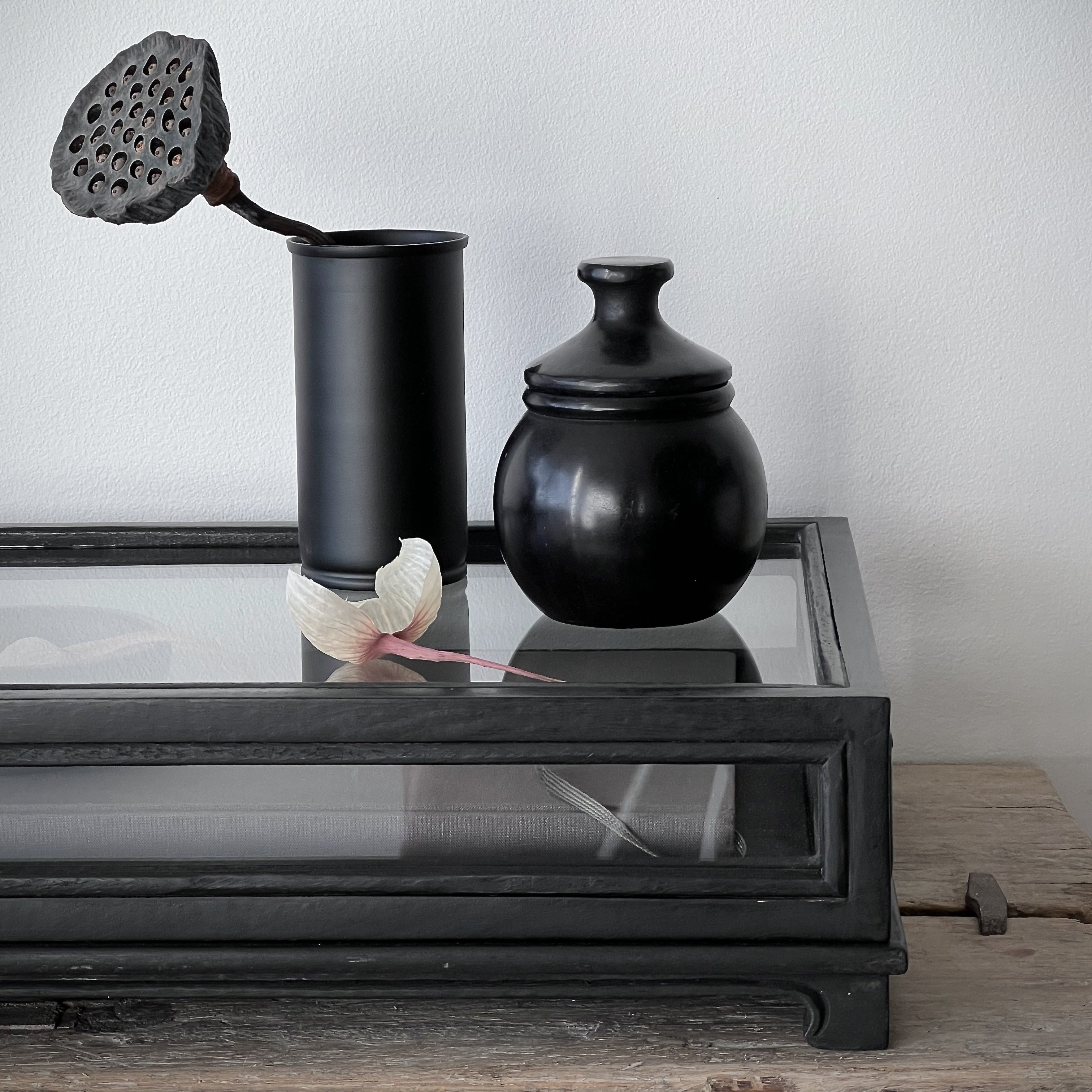 Display Kasse i Sort Træ fra Nordstjerne