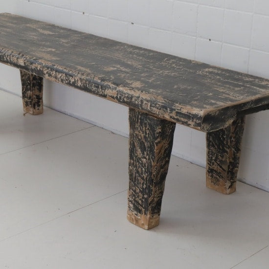 Sort bænk VK-11 fra siden