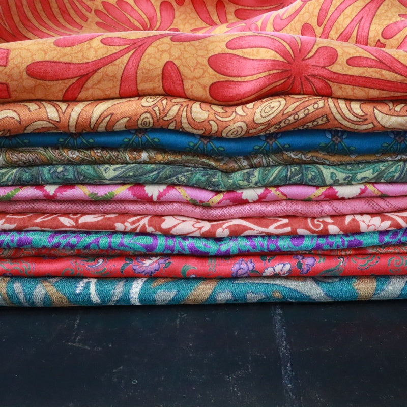 Silke Tørklæder fra WAUW af vintage silke