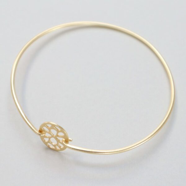 fast armring med plade fra oven