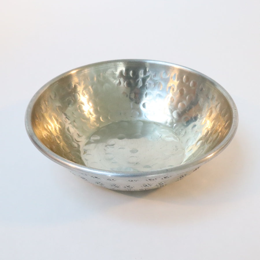 Aluminiums skål med mønster i stor størrelse fra byKrings egen linje