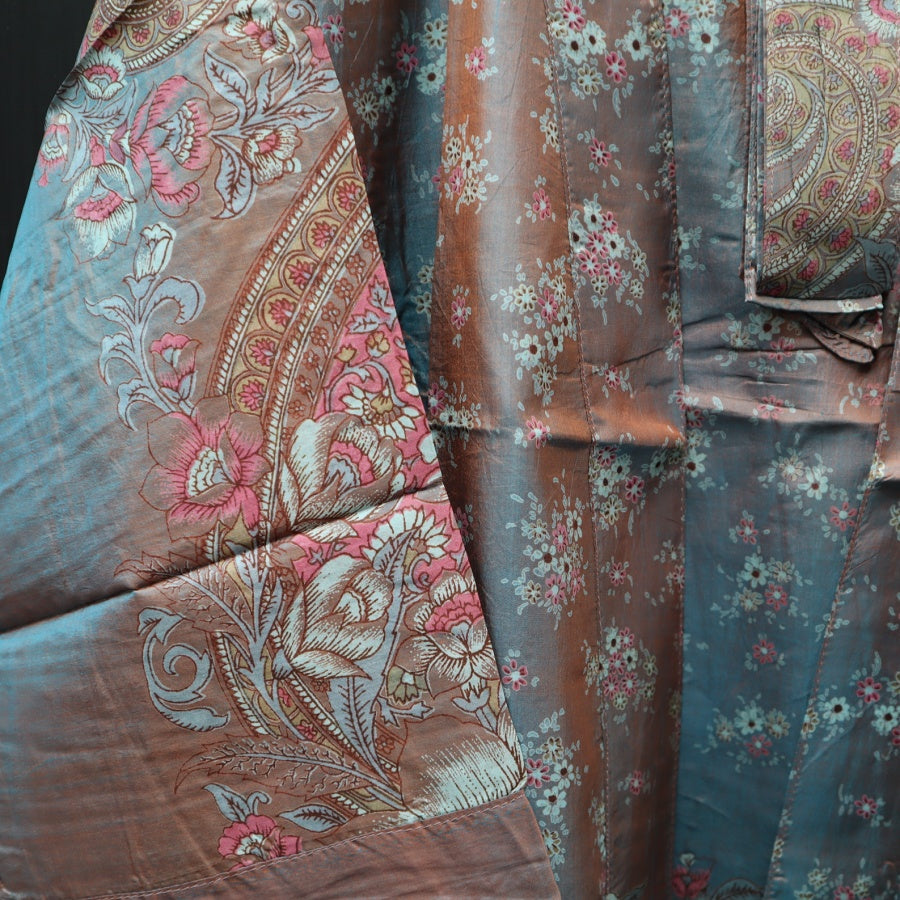 Lang Unika Silke Kimono fra Wauw