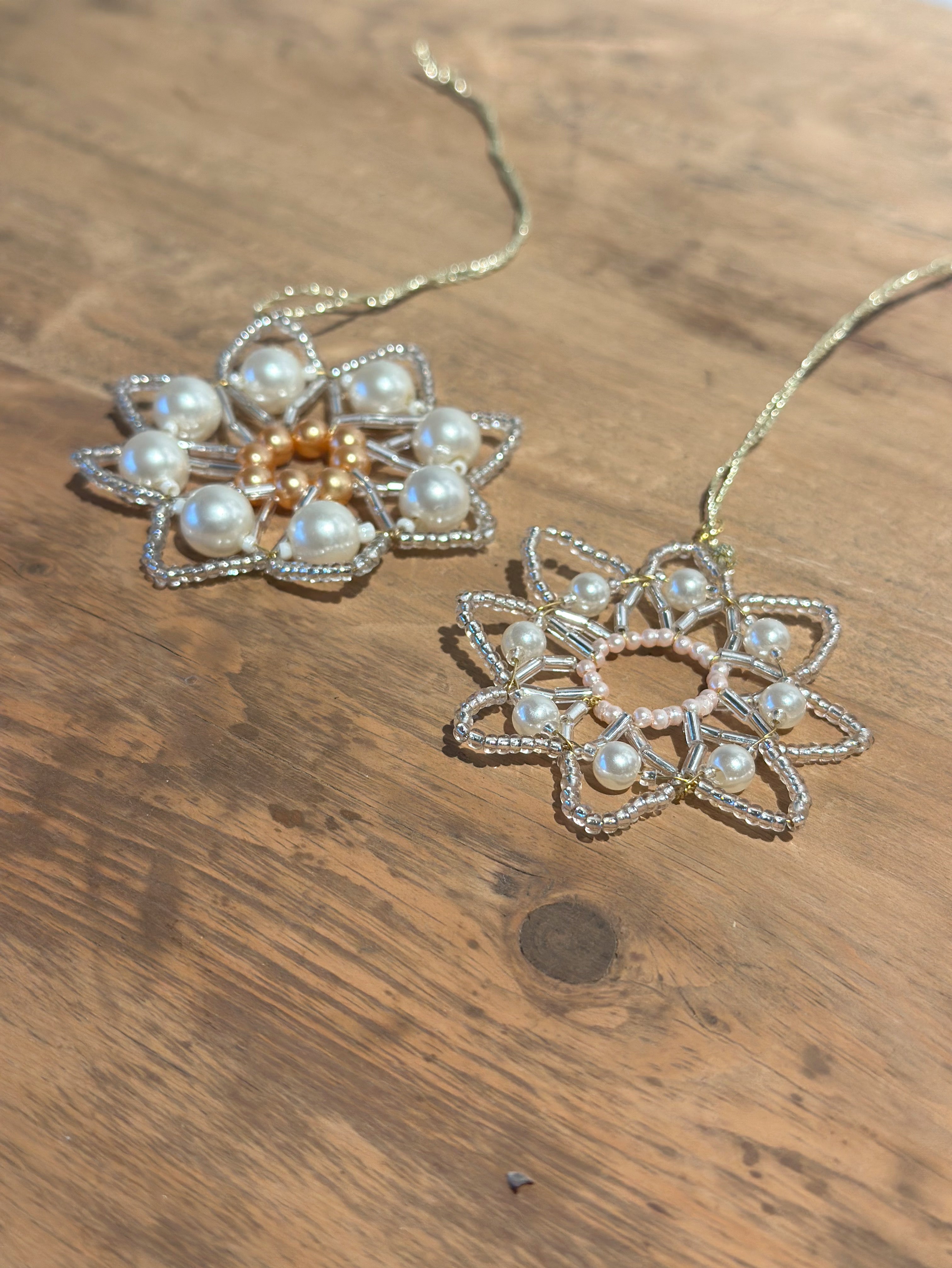 Perle stjerneophæng Crystal fra Bungalow