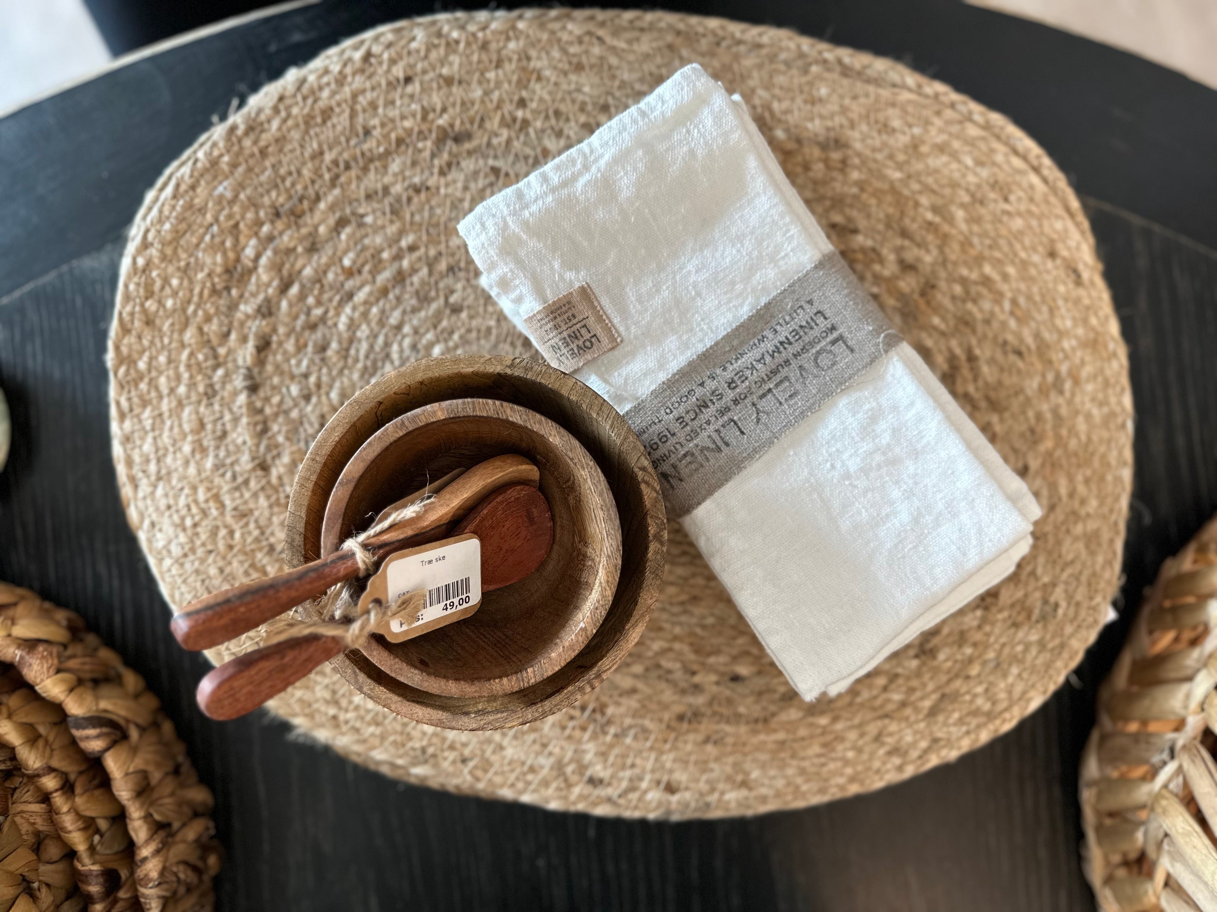 Hør Servietter i Vasket Hør fra Lovely Linen