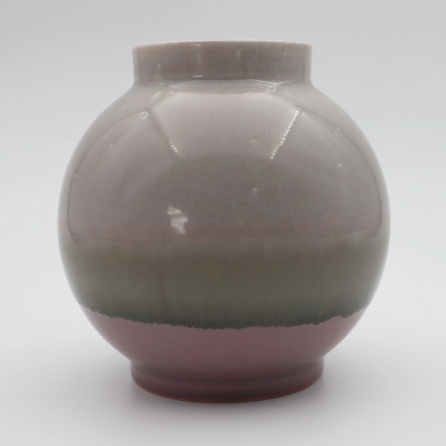 Rund Vase i håndglaseret Keramik fra Lena Pedersen Keramik