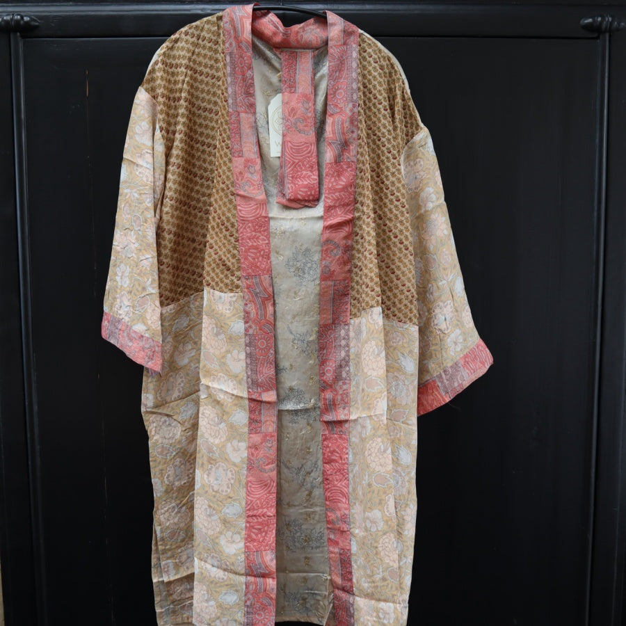 Patchwork Unika Kimono i silke fra Wauw