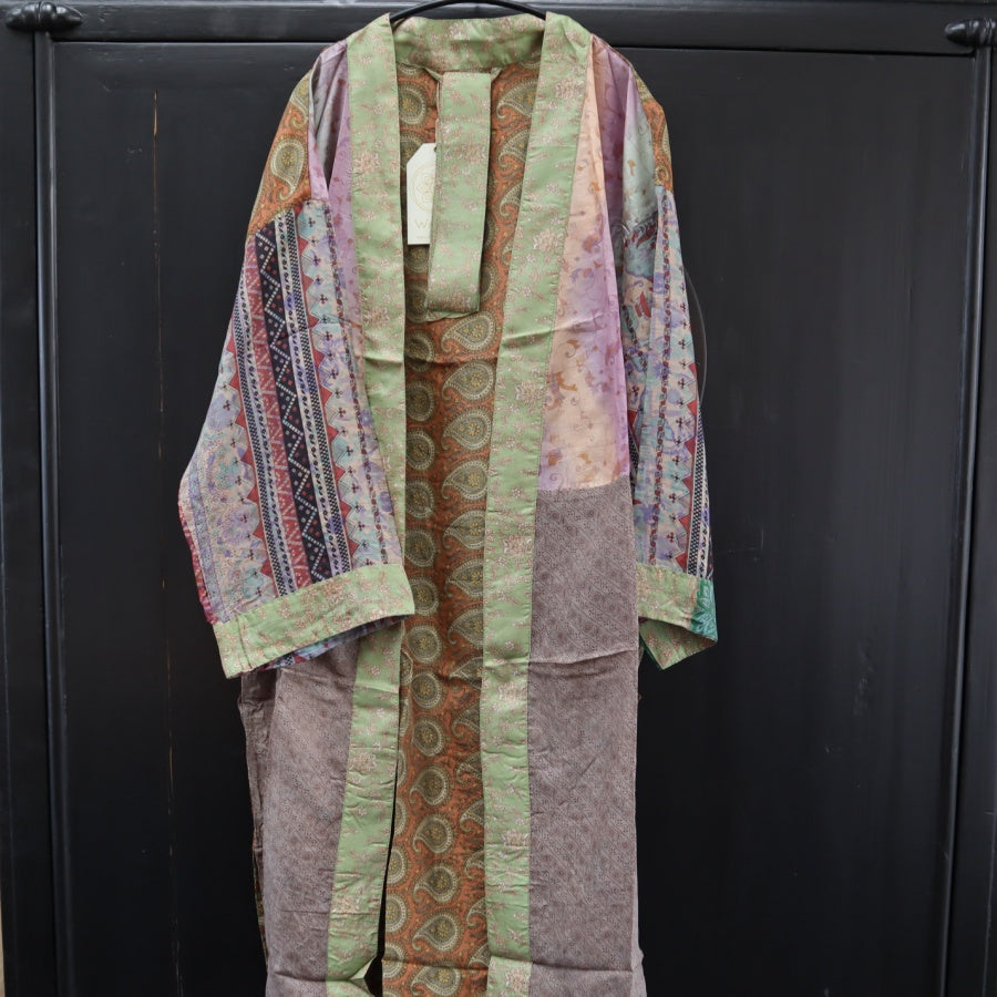 Patchwork Unika Kimono i silke fra Wauw