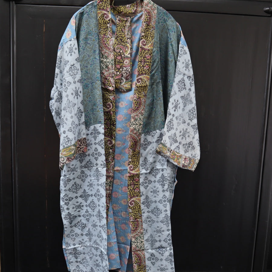 Patchwork Unika Kimono i silke fra Wauw