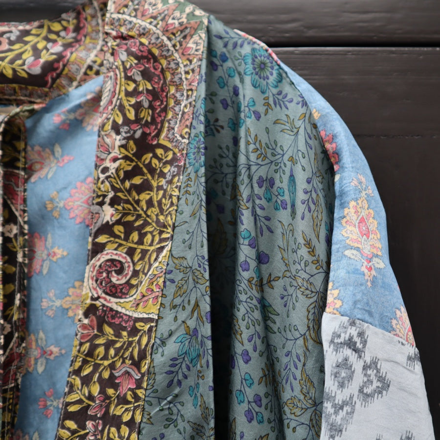 Patchwork Unika Kimono i silke fra Wauw