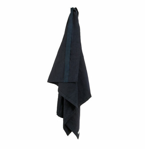 Wellness Towel Black Blue